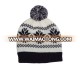 FT FASHION Hot Sale Winter Jacquard Knitted Beanie hat