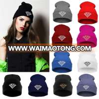 YOUME DIAMOND Unisex Spring Autumn Wool Knit Beanie Cap